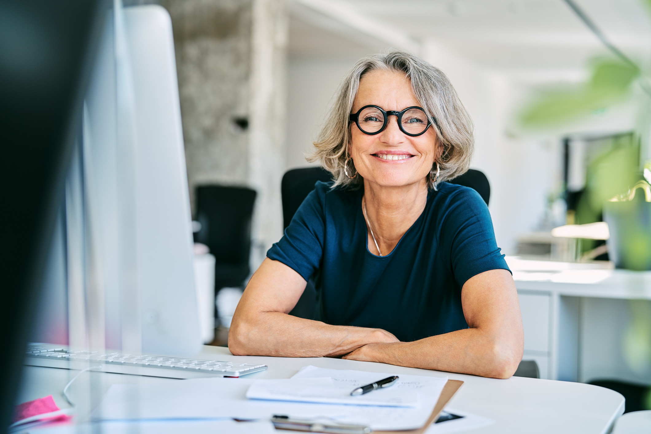 old woman in your computer